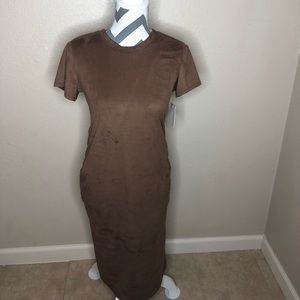 Tan Suede dress